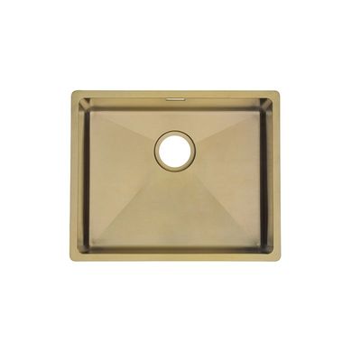 ViandPro Rectangular Undermount Sink 500 x 400 mm – Brushed Brass