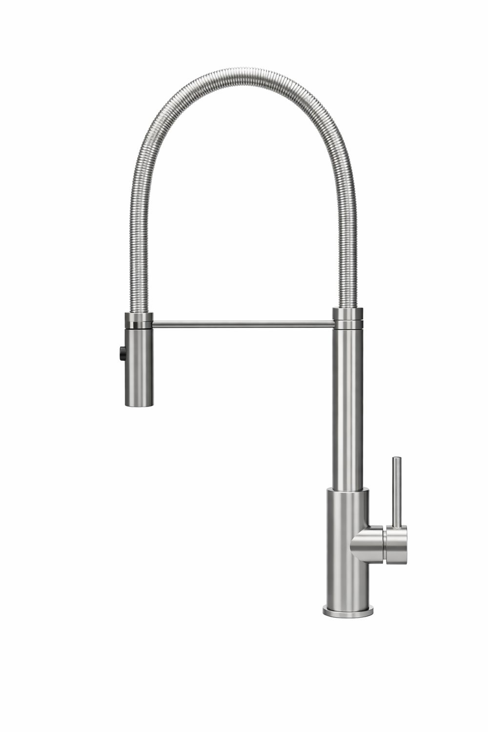 ViandPro Torrente Pull Out Single Lever Mixer Tap – Brushed Steel