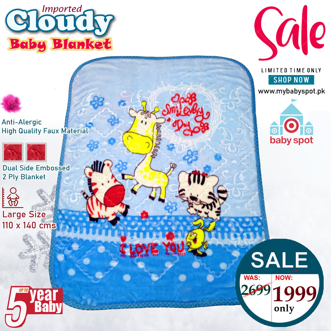 Large Size Baby Cloudy Blanket