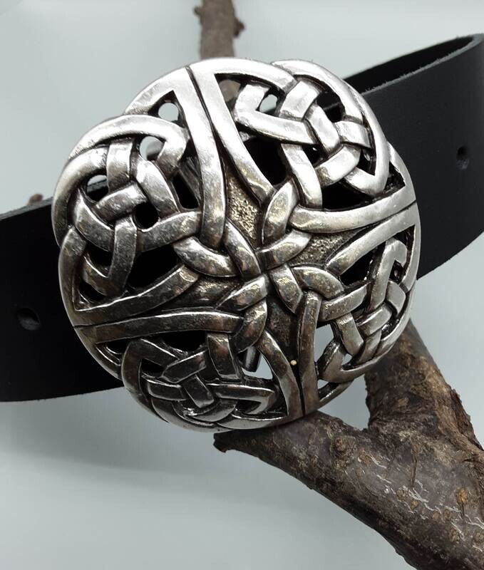 Gürtelschließe Gürtelschließe" Keltischer Knoten" 4,0 cm
