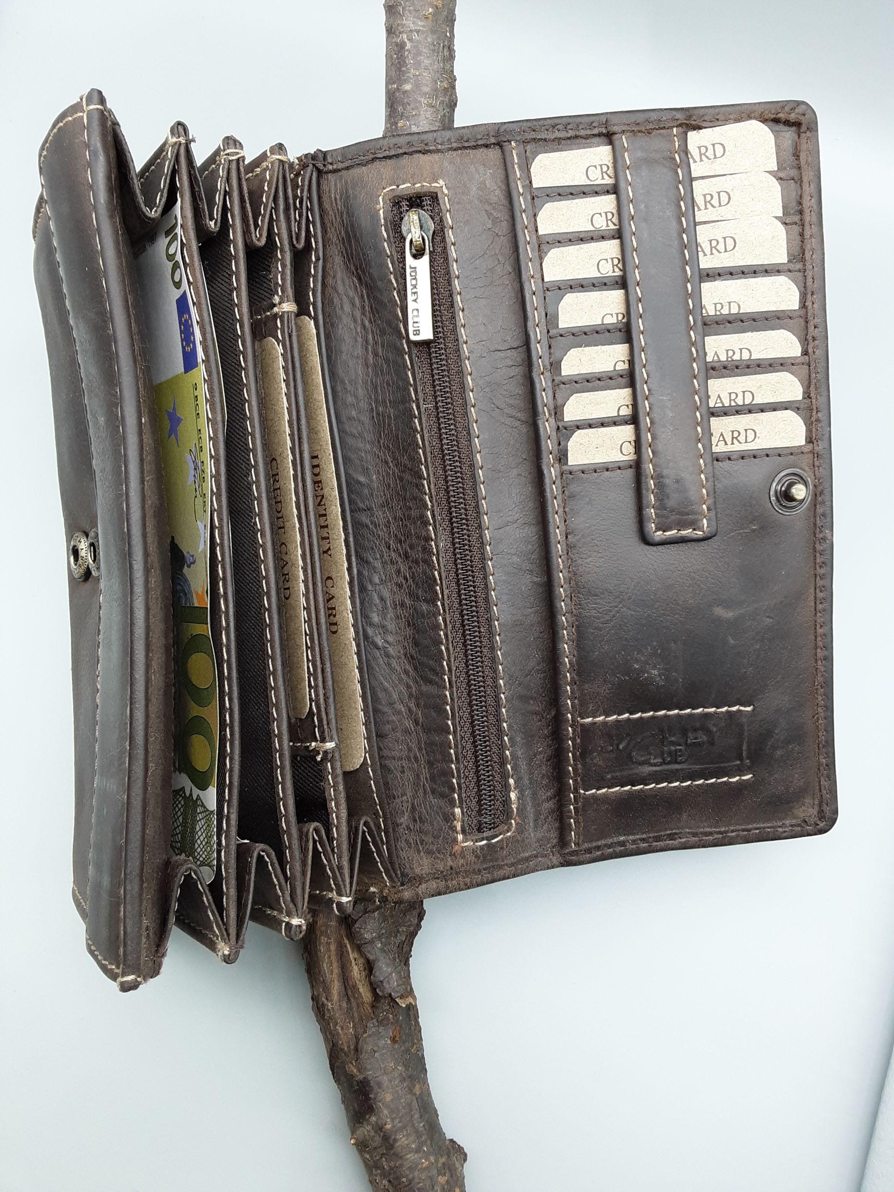 Damenbörese Hunterleder Langformat