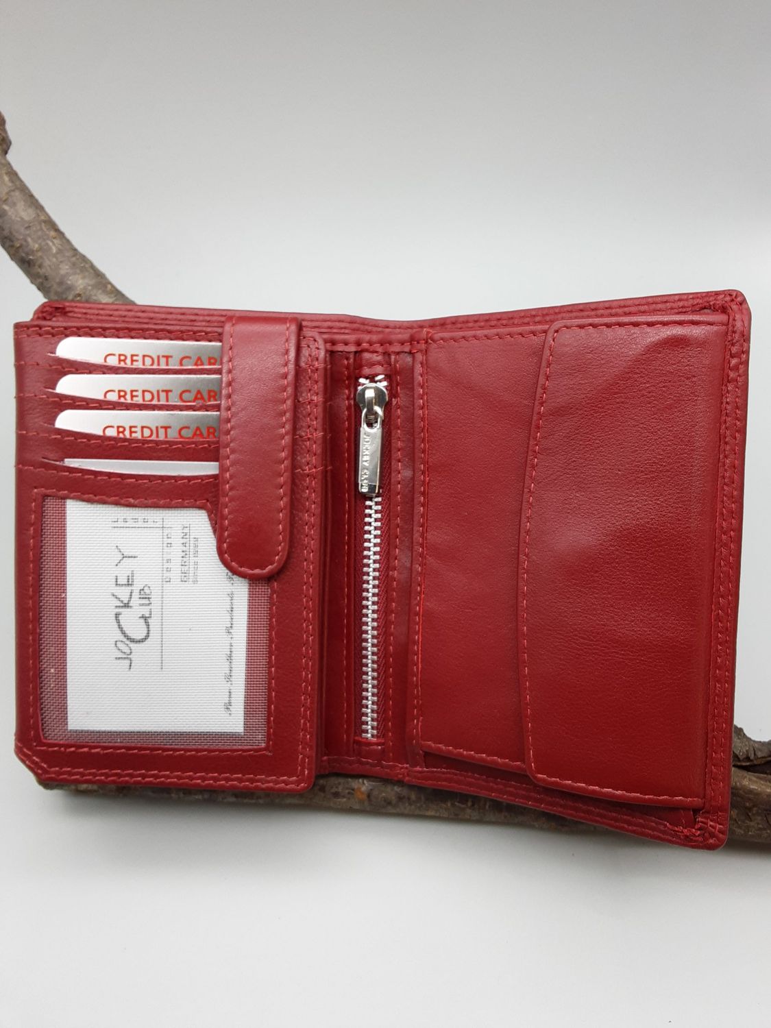 Kombi-Börse (Hochformat) Geheimfach ( 3. Scheinfach) RFID Schutz