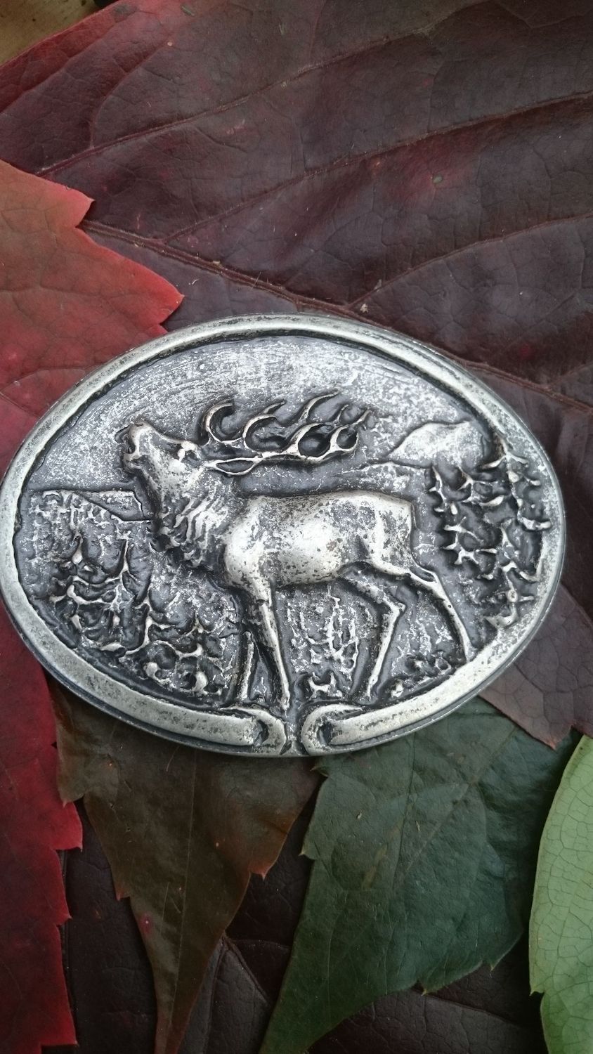 Gürtelschließe Hirsch Gürtelschließe Hirsch "röhrend"