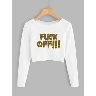 Fuck Off Crop Top