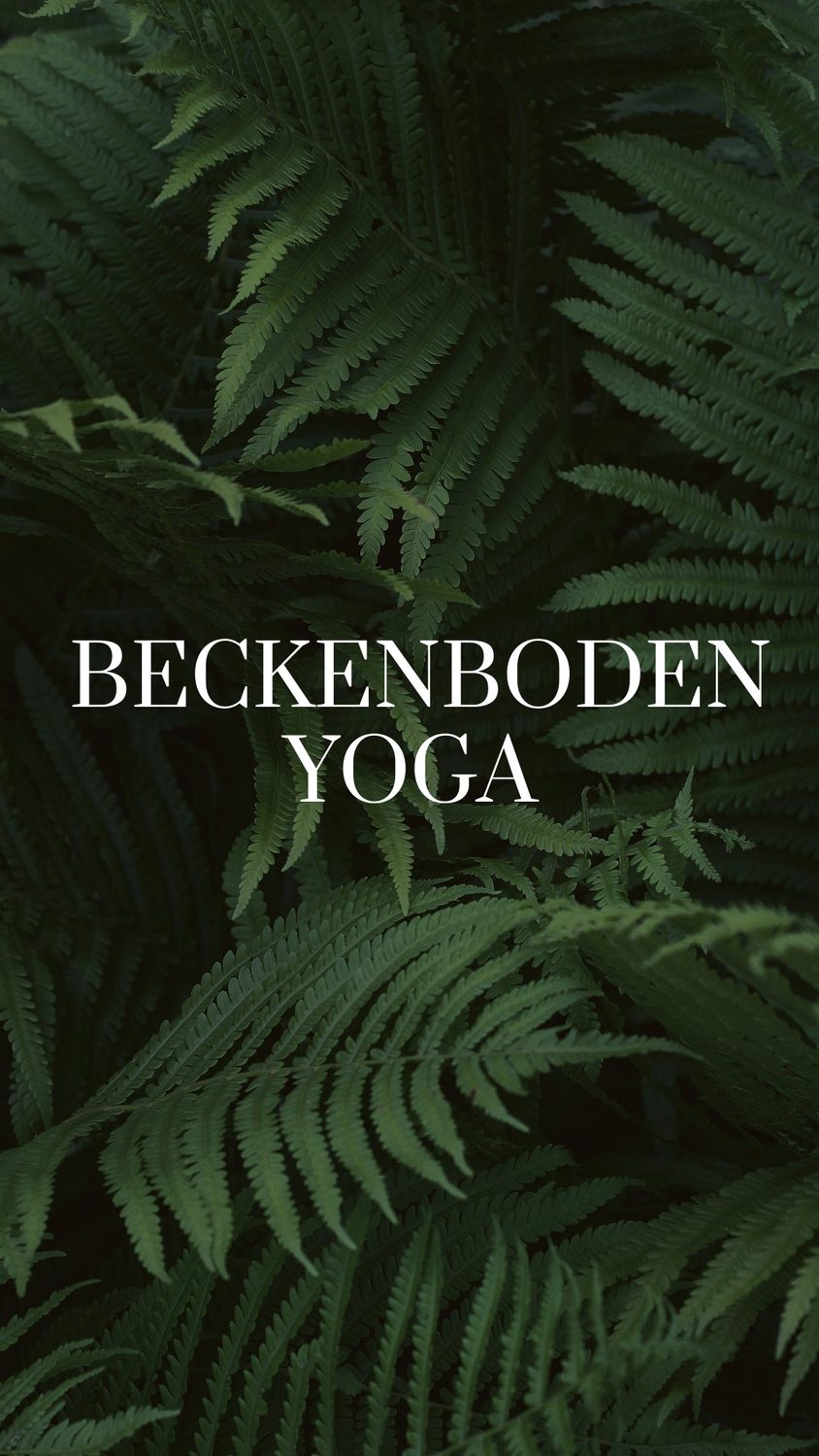 Beckenboden Kurs