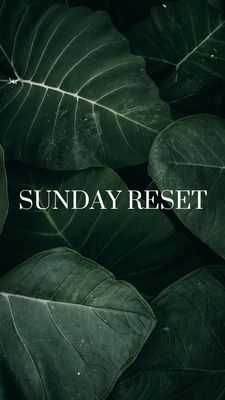 Sunday Reset Kurs