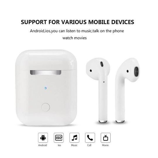 wireless Bluetooth earbuds for android/ ios/ laptop