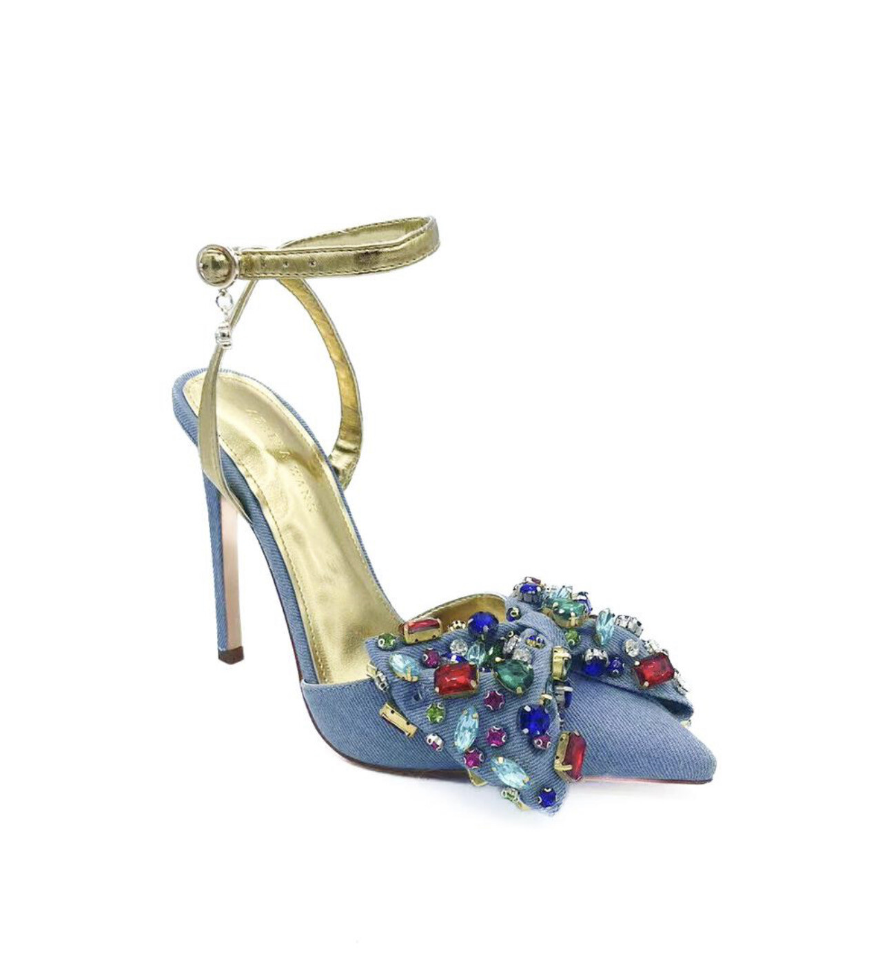 Azaleawang Jean Heels 