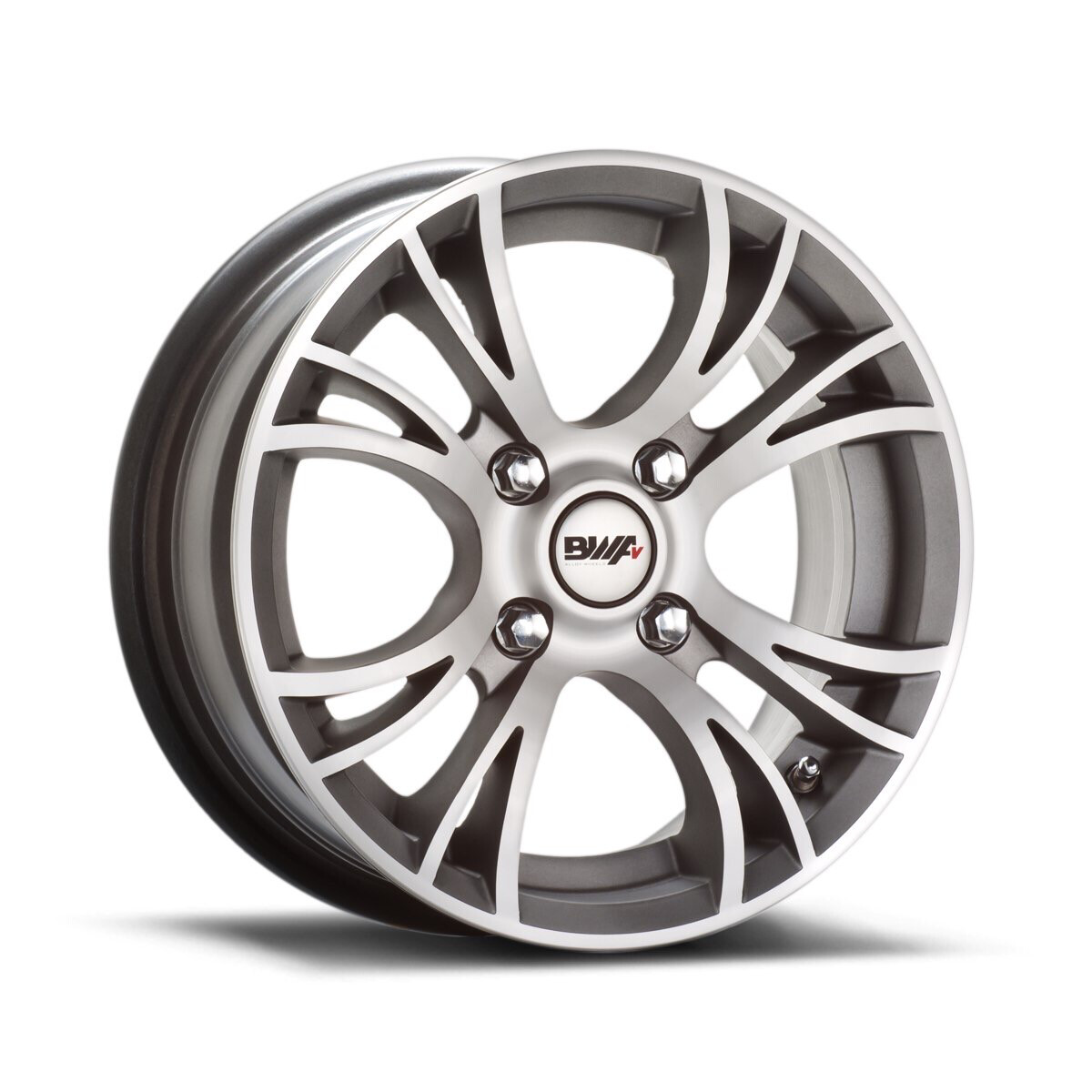 BWAV 5.5X13 PHANTOM 4H 108 PLATINO DIAMANTADO MATE