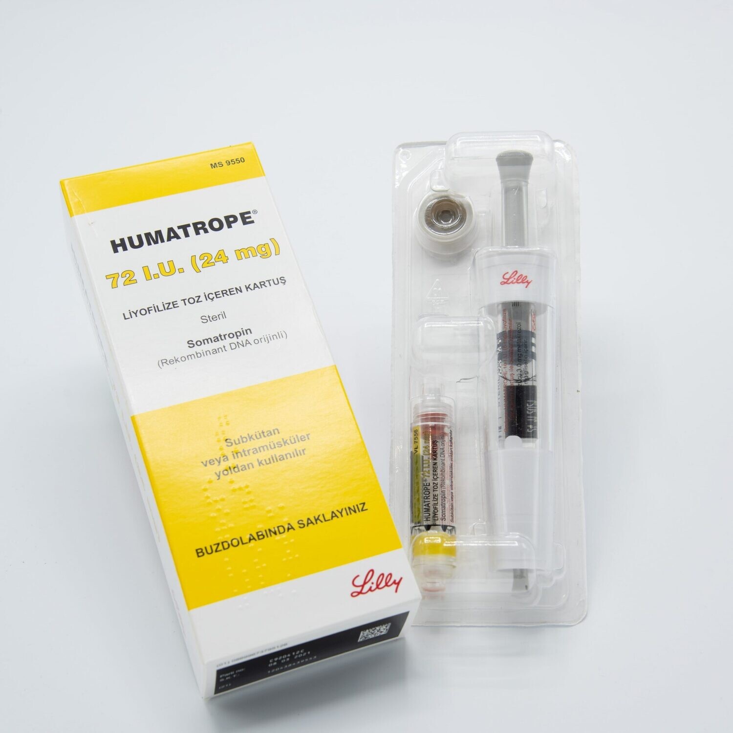 ELI LILLY - HUMATROPE HGH (Somatropin) 72iu (24mg) cartridge