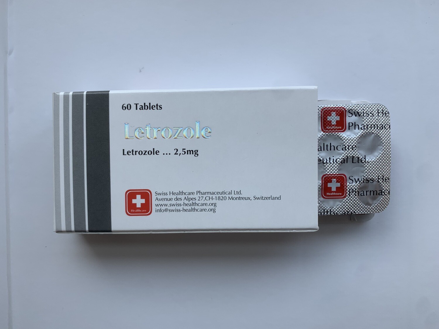 SWISS - Letrozole 2.5mg x 60 tablets
