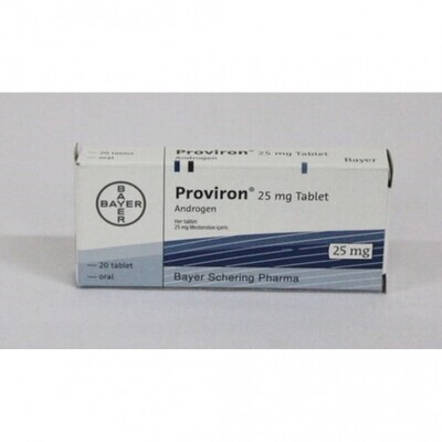 Green Bayer proviron 25mg - 20 Tablets Green Bayer proviron 25mg - 20 Tablets