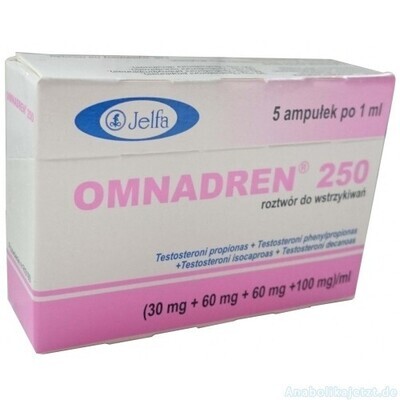 Jelly Omnadren 250mg - 5 vials