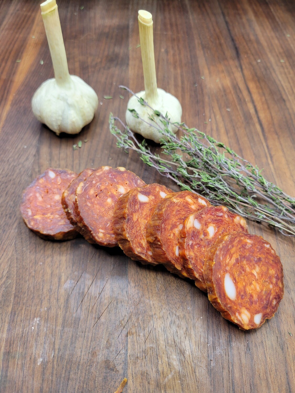 Rosette Chorizo (dry sausage with garlic and smoked paprika)