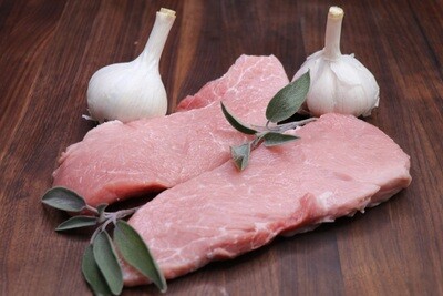 Pastured Ferme d'ORée pork steak