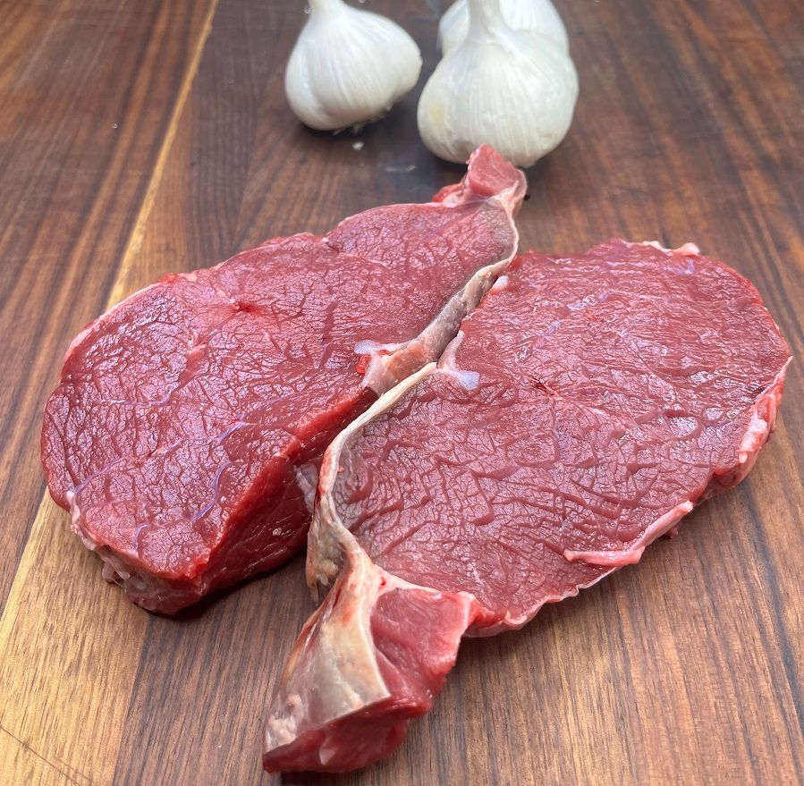 Bison strip steak Grass-fed