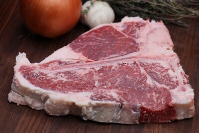 T-bone steak (with filet) or Porterhouse