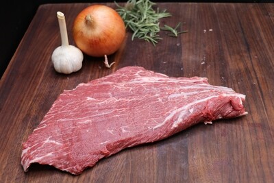 Flat iron steak (macreuse)  grass-fed Angus