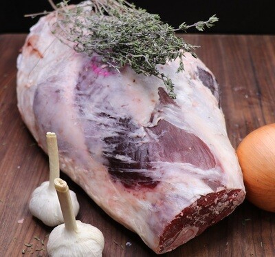 Leg of pastured lamb