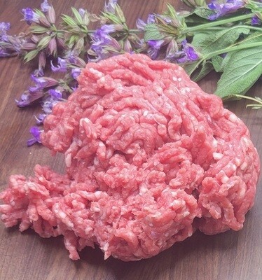 Ground pastured lamb