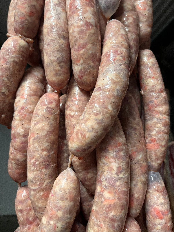 Miso-ginger sausage