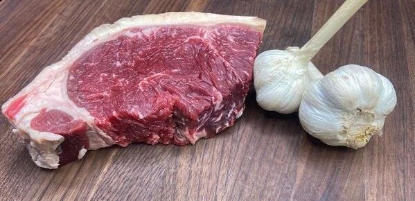 Strip steak vaca vieja, aged 30 days grass-fed Angus