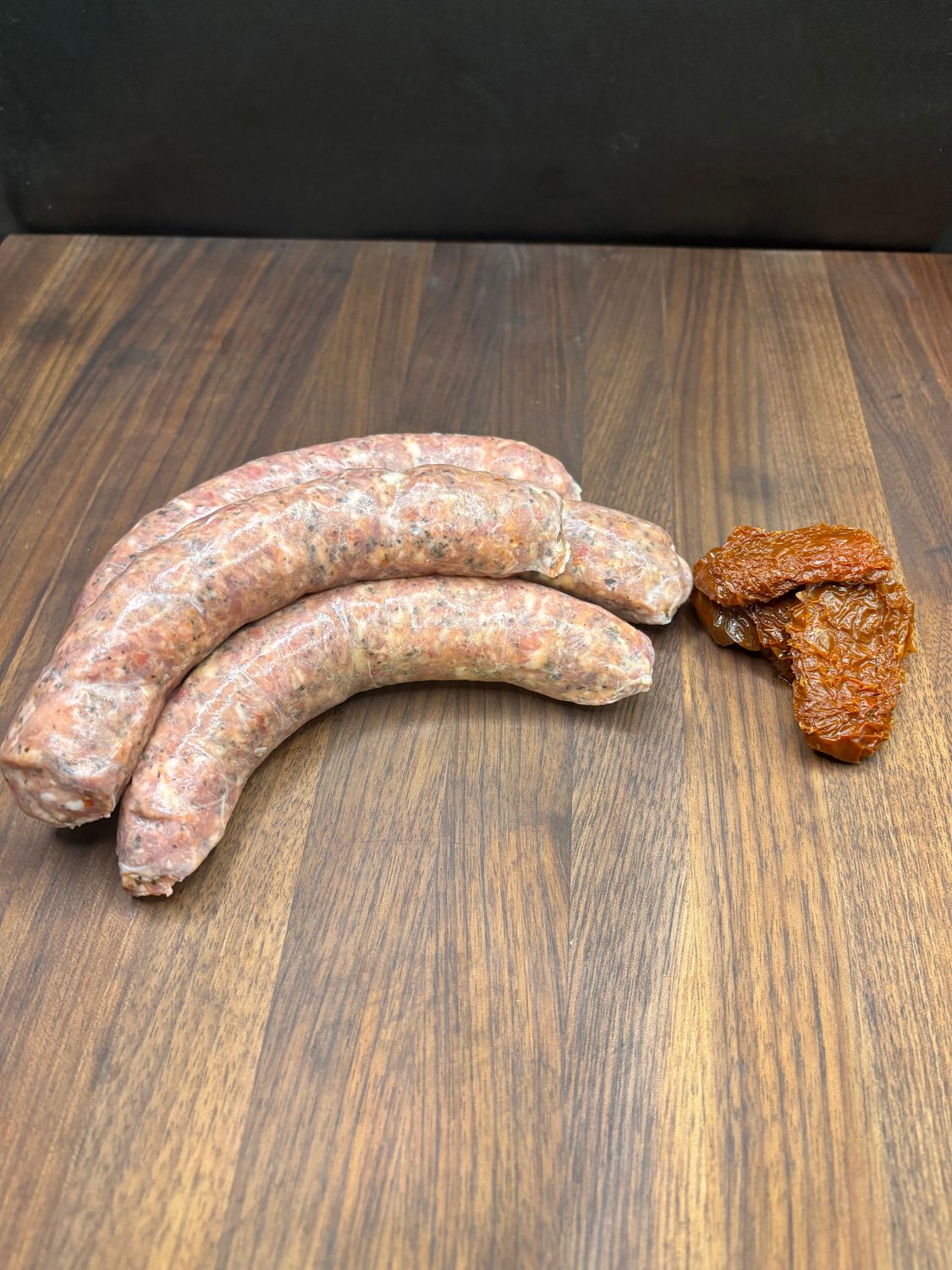 Sundried tomatoes prosciutto  sausage