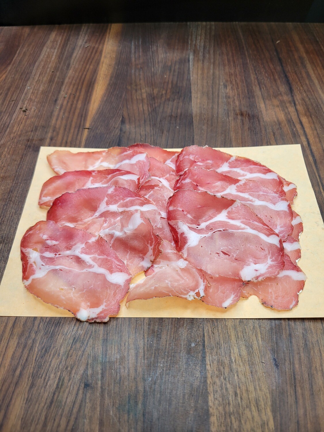 Spicy coppa