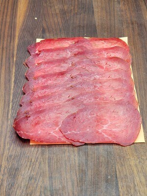 Paprika-beef basturma (pastirma)