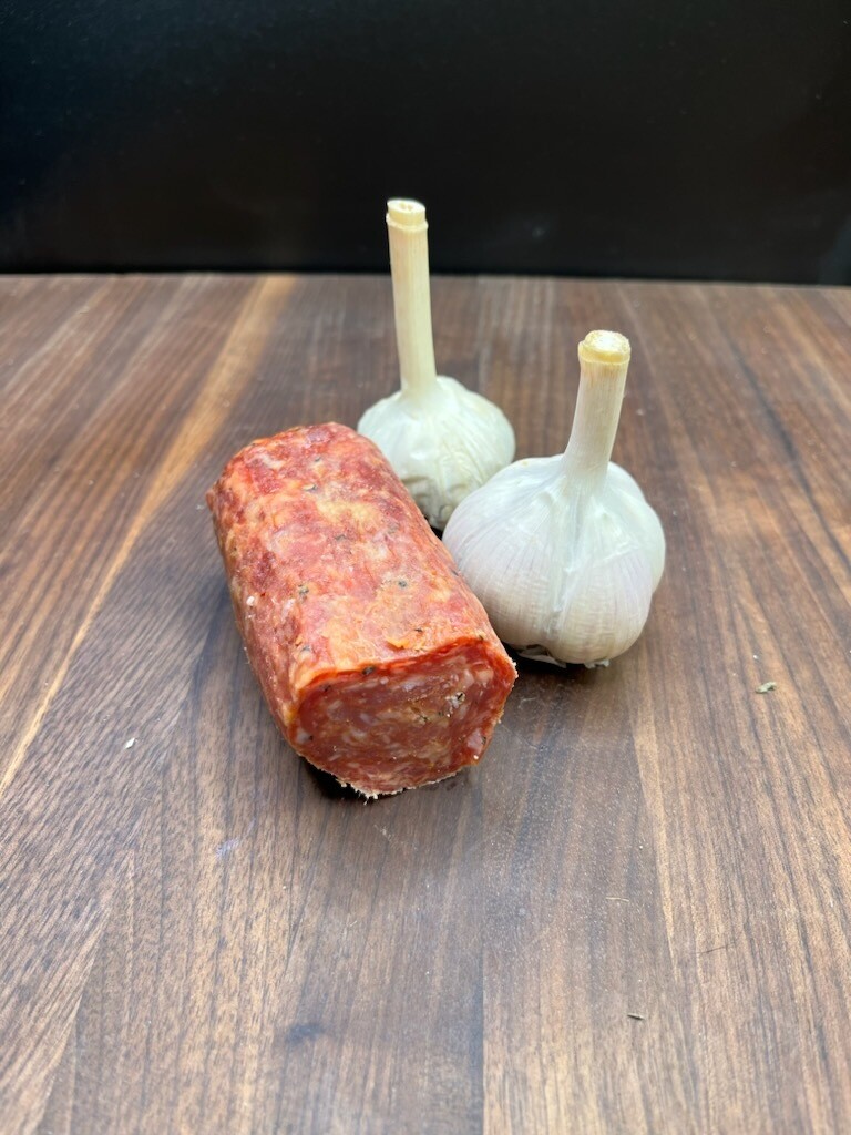 Sopressata sausage chunk