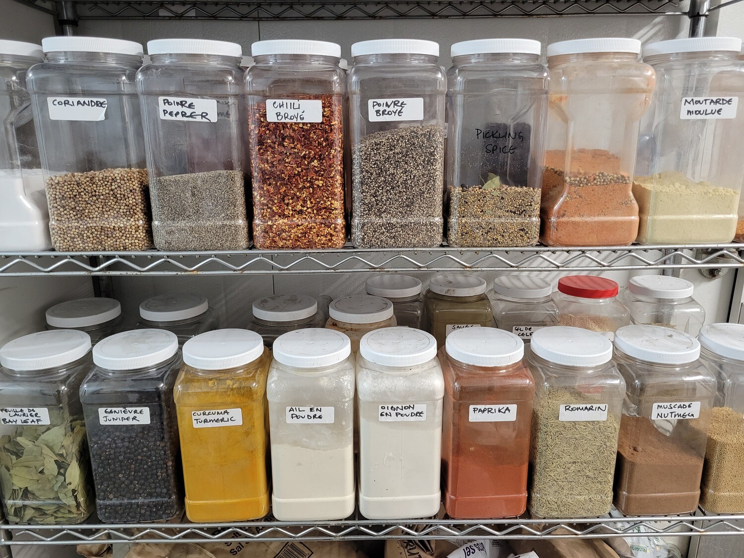 The famous Ferme d'ORée secret hamburger spice