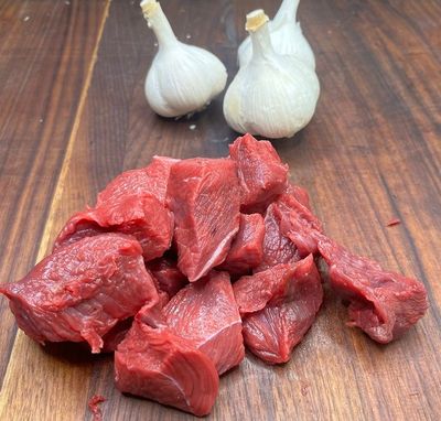 Bison Stewing cubes grass-fed