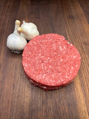 2 Plain burger patties  (Grassfed BISON)