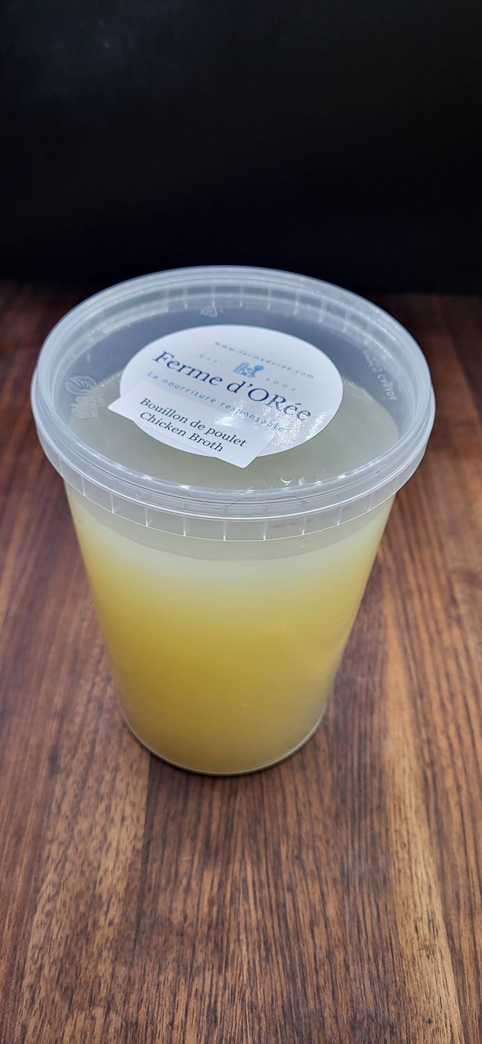 Unsalted chicken broth 900 mL