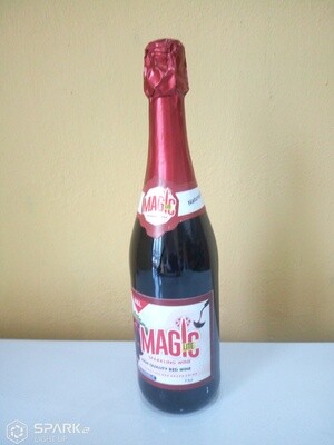 Magic red grape sparkling wine (non alcoholic)