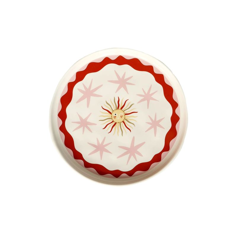 All the Luck in the World serveerbordje Zon met Roze Sterren