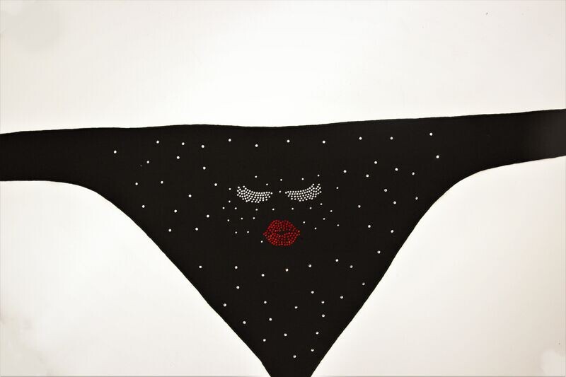 The Bandana: Crystal Eyelashes / Red Hot Lips!-F.W.