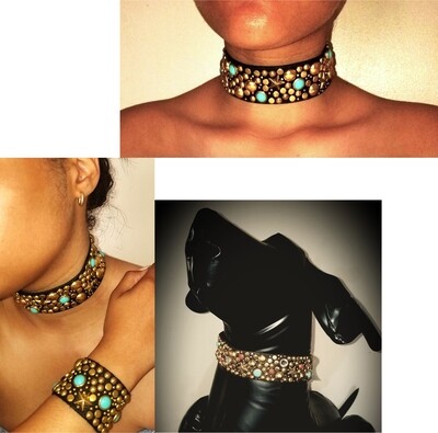 Studded Chokers &amp; Cuffs
