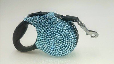 Bling Bling Retractable Aqua Crystal Leads