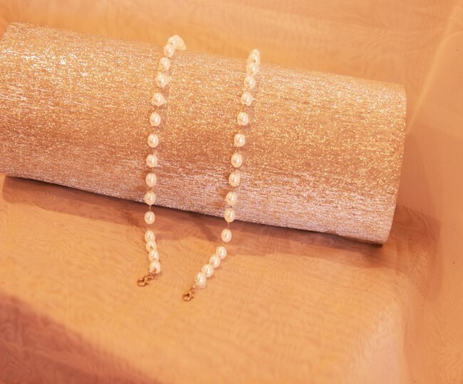 The Lanyard-Faux Pearls