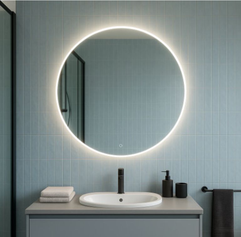 Eclisse miroir LED rond