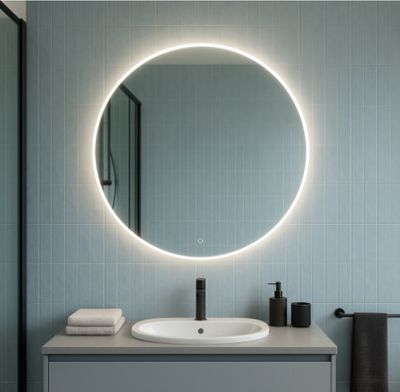 Eclisse miroir LED rond