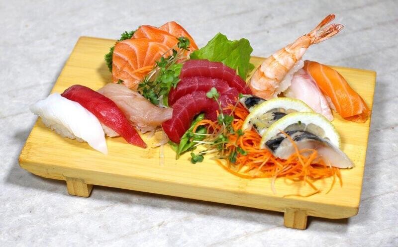 Sashimi and Sushi Tray