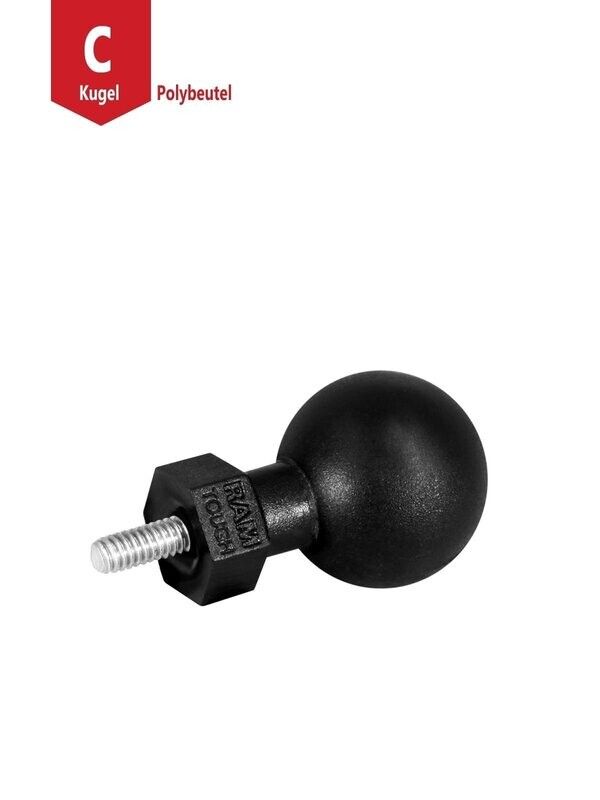 RAM Mounts Tough-Ball mit M8-1,25 x 10 mm Gewindestift RAM Mounts Tough-Ball mit M8-1,25 x 10 mm Gewindestift