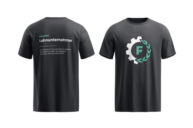 FarmAct Herren-T-Shirt Lohnunternehmer