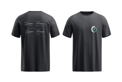 FarmAct Herren-T-Shirt Lohnerregeln mit kleinem Logo