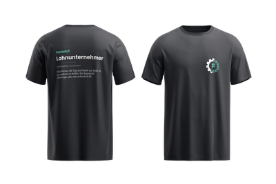 FarmAct Herren-T-Shirt Lohnunternehmer mit kleinem Logo