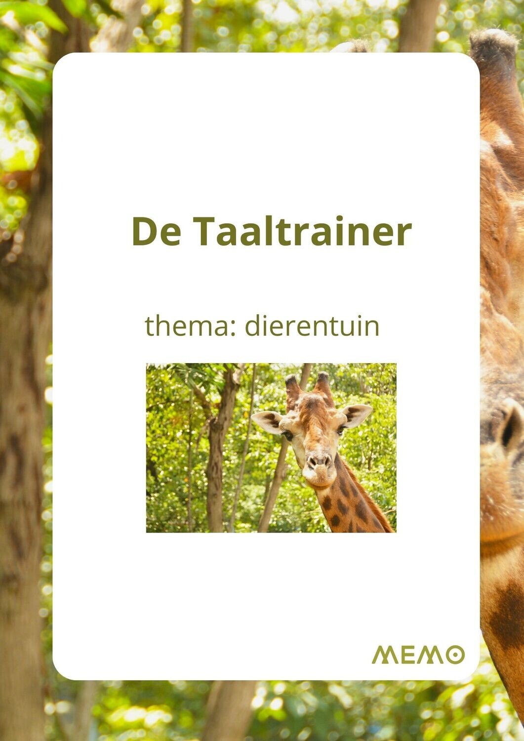 De Taaltrainer - thema: dierentuin