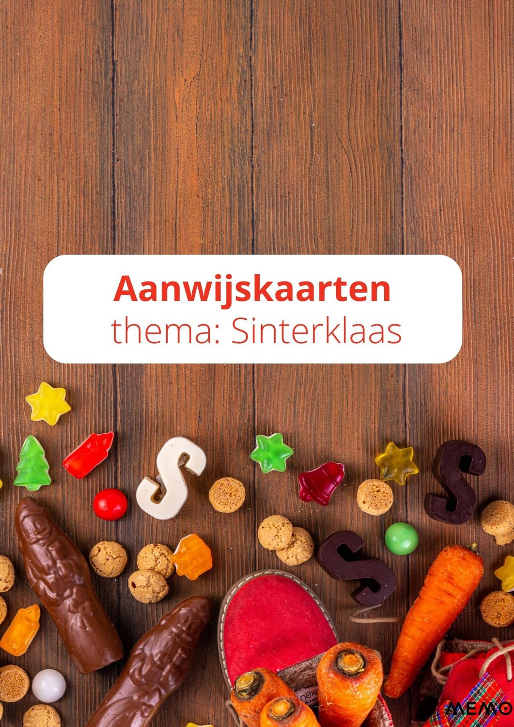 Aanwijskaarten - thema: sinterklaas