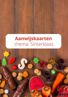 Aanwijskaarten Sinterklaas